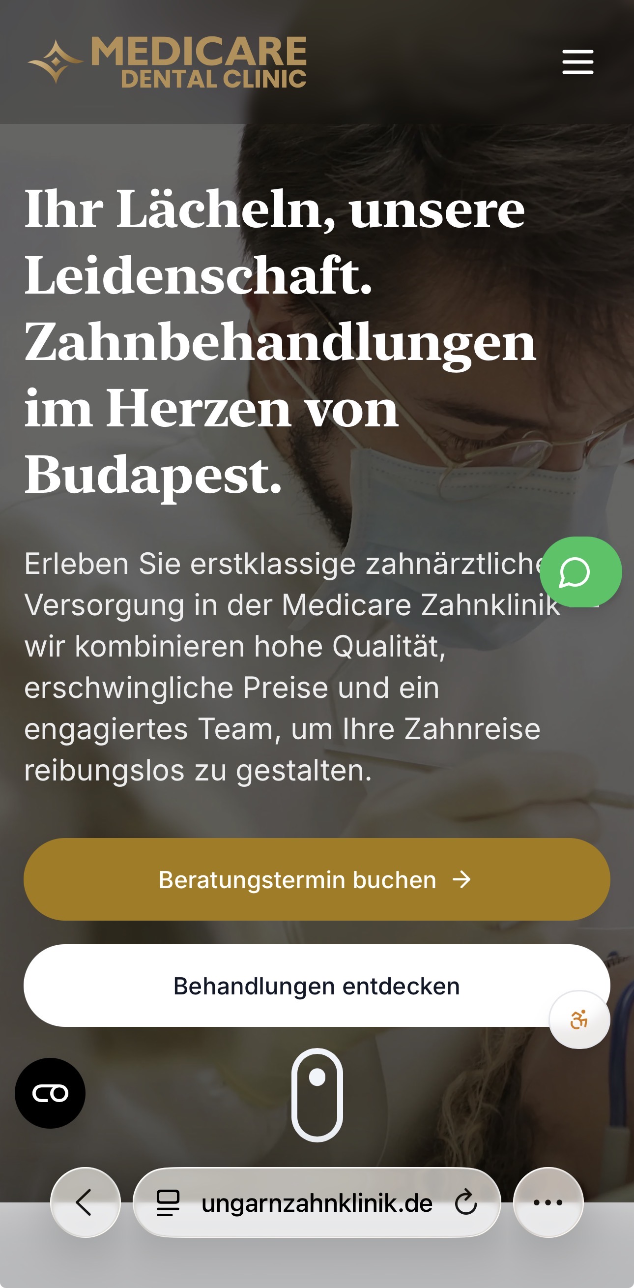 Ungarn Zahn Klinik mobile view